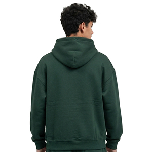 Sweat-shirts à capuche streetwear personnalisés brodés unisexe en polaire premium, pulls molletonnés, marque privée, OEM, ODM, vente en gros, vêtements de mode - Product Image 3
