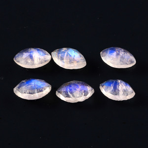Piedra de Luna Arcoíris con Corte Rosa Marquise, Gema Suelta, Proveedor a Granel, Precio de Fábrica, Gema de Alta Calidad para Fabricación de Joyas - Product Image 3