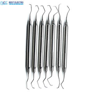 ชุดเครื่องมือขูดหินปูนทางทันตกรรมคุณภาพสูง ผลิตจากสแตนเลส สำหรับใช้ทางการแพทย์ - Product Image 2