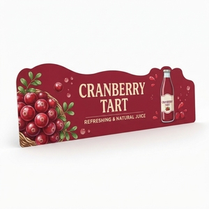 PVC <b>Shelf</b> Talker Retail Grocery Store Promotional Advertising <b>Shelf</b> Display Sign - Product Image 5