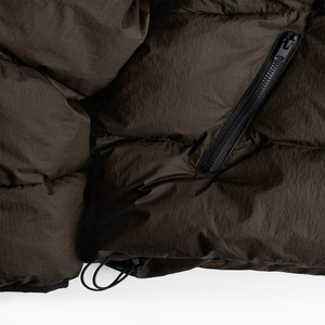 Custom Logo Men's Warm Winter Quilted Puffer <b>Jacket</b> Windbreaker <b>Padded</b> Thick Black <b>Hooded</b> Bubble Puffer <b>Jacket</b> Duck Down OEM - Product Image 3
