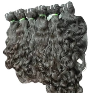 Cheveux humains indiens vierges de haute qualité à vagues profondes en vrac des temples cheveux bruts directement des fabricants à Chennai, en Inde - Product Image 6