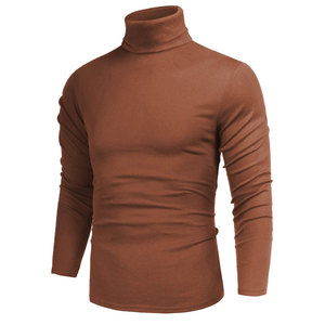 <b>Mens</b> Turtle Neck Shirt Custom Fit Cotton <b>Stretch</b> Fabric OEM ODM Factory Direct Low MOQ Soft Breathable All Season Worldwide - Product Image 3