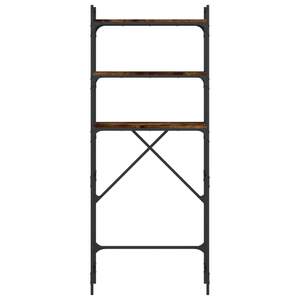 Étagère pour machine à laver en bois d'ingénierie chêne fumé 26,4''x9,8''x64,2'' pour salle de bain - Product Image 6