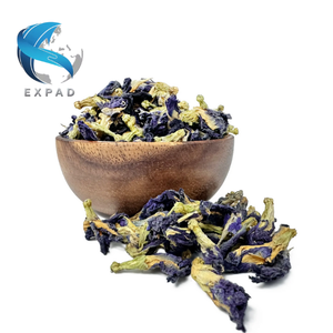 Fleurs de pois papillon séchées naturelles du Vietnam pour boissons colorées et mélanges de thé – Qualité supérieure, fleurs de pois bleues en vrac - Product Image 1