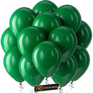 Palloncini per Feste Verde Scuro Extra Spessi da 12 Pollici, Confezione da 100, Lunga Durata, Grandi Decorazioni Biodegradabili - Product Image 1