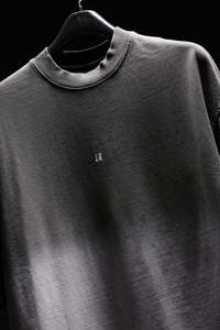 T-shirt délavé effet soleil dégradé personnalisé de haute qualité 2026, 100 % coton, coupe ample à épaules tombantes pour homme - Product Image 3