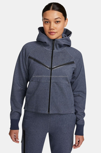 Entraînement sportif et fitness femmes survêtements nouveau sweat à capuche zippé avec poches et pantalons ensembles pour femmes - Product Image 2