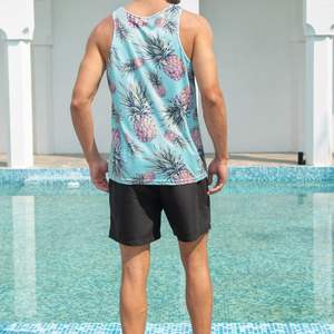 Débardeur de sublimation pour hommes, nouvelle mode, prix OEM, super qualité, respirant, logo/couleurs personnalisés - Product Image 2