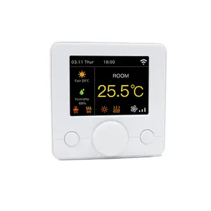 FCU Modbus Thermostat RGB Colorful Screen Thermostat