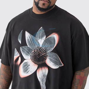 T-shirt pour homme à prix raisonnable, nouveau design, séchage rapide, OEM, haute qualité, polyester/coton, respirant, écologique, décontracté, coupe ample - Product Image 3
