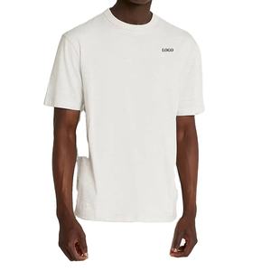 T-shirt personnalisé doux à manches courtes de haute qualité 100% coton impression hommes T-shirt en gros hommes T-shirt coupe régulière - Product Image 1