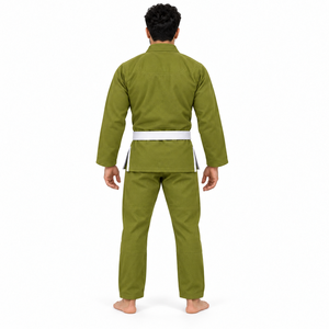 Kimono d'entraînement IBJJF BJJ Gi pour hommes, en coton tissé perlé pré-rétréci, léger et extensible, tissu 400g. - Product Image 4