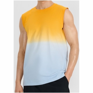 เสื้อกล้ามผู้ชายแขนกุดผ้าฝ้ายระบายอากาศได้ดีมีสไตล์และทันสมัย - Product Image 3