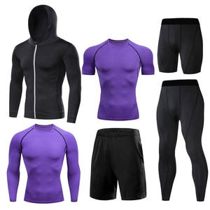 <b>Men</b>’s <b>Compression</b> Wear Set Professional Sports <b>Compression</b> Outfit <b>for</b> <b>Men</b> Designed <b>for</b> Muscle Support Blood Circulation - Product Image 1