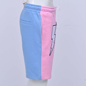 Pantalones Cortos de Hombre con Bloques de Color, Aplique de Llave Relámpago, Cintura Media, Cordón Ajustable, Secado Rápido, Antiarrugas, Estilo Casual Urbano, Bolsillos, Algodón - Product Image 6