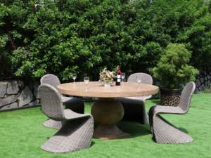 Table basse moderne en béton GFRC léger, table basse en fibrociment pour patio et jardin, mobilier d'extérieur pour hôtel et complexe hôtelier - Product Image 2