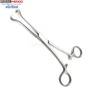 Pinzas Babcock para Tejido Intestinal de 20 cm, Acero Inoxidable Premium, Instrumento Quirúrgico Manual Atraumático, Suave, con Certificación CE - Product Image 2