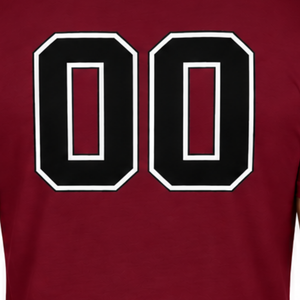 T-shirt ajusté bordeaux pour homme, manches courtes, col rond, imprimé personnalisé, en coton, coupe slim, streetwear, vente en gros, usage quotidien - Product Image 6