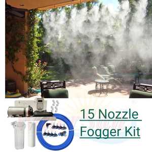 Kit de Sistema de Enfriamiento por Nebulización para Exteriores, Nebulizador, Filtro de Agua, Bomba, Temporizador, Manguera, Accesorios para Jardín y Patio - Product Image 5