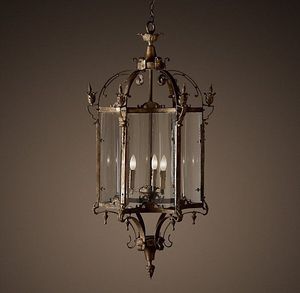 โคมไฟเหล็กแขวนแบบโมเดิร์น เป็นมิตรกับสิ่งแวดล้อม ทำด้วยมือ ทนทาน น้ำหนักเบา โคมไฟตกแต่งภายในห้องนั่งเล่น สำหรับเทศกาล Diwali และรอมฎอน - Product Image 1