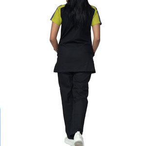 Women's Plus Size Custom Plain Stretchable Nursing <b>Scrub</b> Suits with Breathable Fabric Hospital Use Custom Logo - Product Image 2