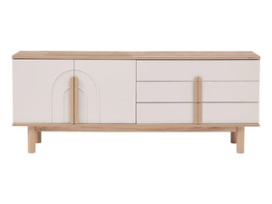 Ensemble de salle à manger moderne de luxe en teck massif, table rectangulaire dorée avec 6 chaises, mobilier contemporain pour villa, maison, cuisine - Product Image 6