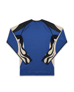 Ensemble Rash Guard Homme Manches Longues et Short de Compression Sublimé pour BJJ MMA, Séchage Rapide, Tenue d'Entraînement et de Fitness – Vente en Gros - Product Image 2
