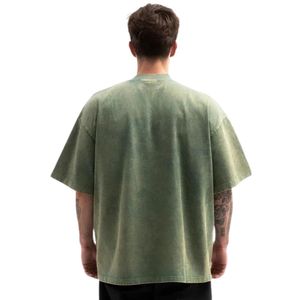เสื้อยืดผู้ชายไซส์ใหญ่ทรงหลวม แขนสั้น ผ้าฝ้าย สตรีทแวร์ เสื้อยืดลำลอง แฟชั่น เสื้อผ้าลำลอง ขายส่ง รับผลิตตามสั่ง - Product Image 2
