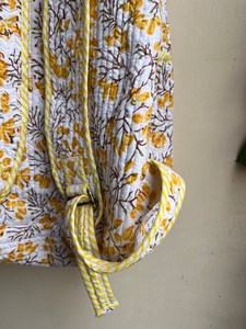 Mochilas Plegables Ligeras para Mujer, Hechas a Mano con Estampado de Bloques, 100% Algodón, de Alta Capacidad de Almacenamiento, con Cierre Personalizado, Calidad de Exportación - Product Image 5