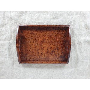 Bandeja Decorativa de Madera en Oferta, Forma Rectangular, Patrón Abstracto, Diseño Rústico Hecho a Mano, Paquete Individual - Product Image 3