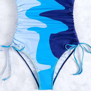 Venta al por mayor 2026: Conjunto de microbikini brasileño sexy de color liso para mujer, con tanga y estampado por transferencia térmica de secado rápido. - Product Image 3