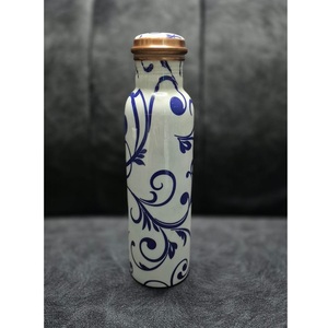 Ergonomic Copper Water <b>Bottle</b> Designed for Comfortable Grip Leakproof Performance and Daily Fitness Hydration Requirements - Product Image 1