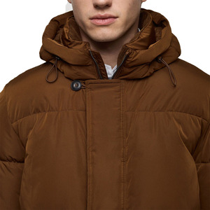 Chaqueta acolchada para hombre con capucha, cálida para invierno, chaqueta de burbujas para hombre, para invierno, para actividades al aire libre. - Product Image 6