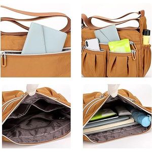 Bolso Bandolera Casual de Nylon para Mujer NICOLE y DORIS, Bolso de Hombro con Múltiples Bolsillos y Correa para el Pecho - Product Image 5