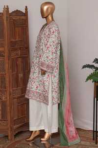 Trajes de Shalwar Kameez para Mujer, Diseño de Shalwar Kameez de Algodón/Lawn, Trajes Bordados de Algodón/Lawn, Salwar Kameez Pakistaní - Product Image 3