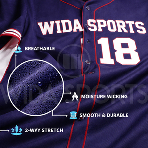 Professional Softball Uniform Set Custom Jersey and Pants Moisture Wicking Performance Teamwear Bulk Supplier - Product Image 6
