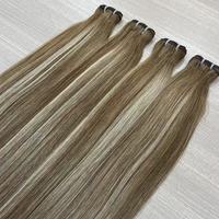 Extensions de cheveux humains vierges Remy bruts vietnamiens en gros avec mèches et trame