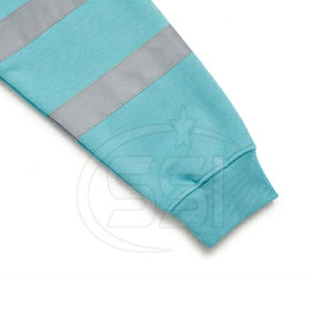 Vêtements de travail confortables pour une utilisation en extérieur et en entrepôt, vêtements de sécurité haute visibilité, sweat-shirt orange, bleu, gris, réfléchissant, vêtements de sport - Product Image 4