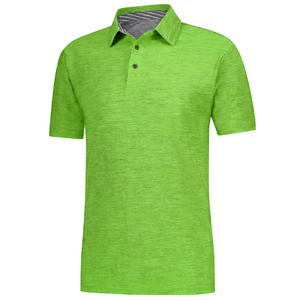 เสื้อโปโลแขนสั้นสีน้ำเงินกรมท่าสำหรับผู้ชาย ผ้าฝ้าย 100% ระบายอากาศได้ดี ดีไซน์เรียบง่าย สวมใส่สบาย ทรงปกติ - Product Image 6