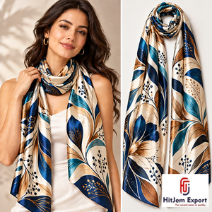 Premium <b>Long</b> <b>Scarf</b> Soft Fabric Custom Printing White Label Low MOQ OEM ODM Textile Manufacturer - Product Image 2
