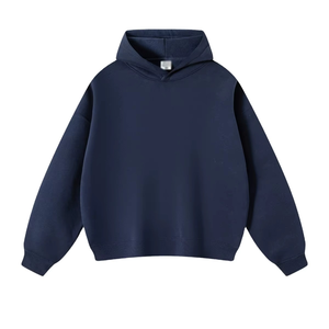 Sudadera con Capucha Personalizada con Logotipo, de Alta Calidad, Sin Cordones, 360g, Algodón Grueso, Lisa, para Hombre, Talla Grande, Estilo Y2K, con Bolsillos - Product Image 6