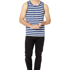 Men's Summer O-neck <b>loose</b> stripe gym Tank <b>top</b> Men Fitness sleeveless pullover Sports Undershirt Elasticity casual <b>vest</b> men <b>tops</b> - Product Image 1