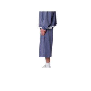 Shorts Capri pour Homme en Toile Bleue avec Logo sur le Devant, Taille à Cordon, Décontracté, Respirant, Tricoté, Taille Mi-Haute - Product Image 4