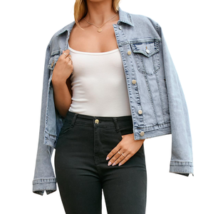 Chaqueta Vaquera para Mujer, Nuevo Diseño, Transpirable, Mangas Largas, Resistente al Viento, Estilo Urbano 2026 - Product Image 5