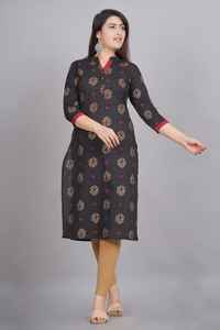 Ensemble Salwar Kameez en pur coton pour femmes, imprimé numérique floral, tenue ethnique traditionnelle indienne, vêtements décontractés pour les festivals - Product Image 3