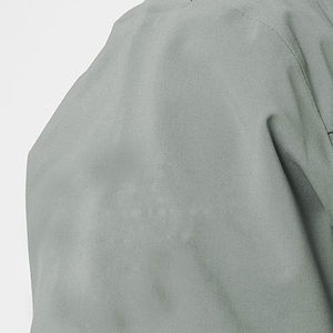 Veste de ski imperméable à capuche pour homme, isolée synthétiquement, en Gore-Tex, gris avec doublure orange - Product Image 6