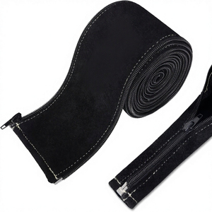 Funda Protectora de Cuero Resistente con Cierre para Cable de Antorcha de Soldadura TIG/MIG/Plasma ARCCAPTAIN, 3.7M (12FT) de Longitud - Product Image 1