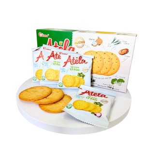 Craquelins aux légumes ATELA parfaitement croustillants 150g – Snack croustillant format bouchée – OEM – Direct usine Vietnam - Product Image 3