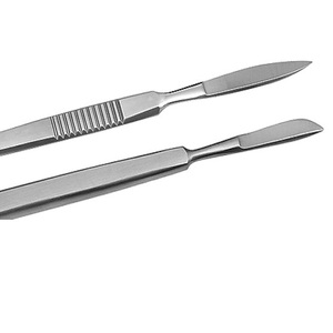 4.3*0.6cm laboratoire lames chirurgicales Instrument Scalpels en acier inoxydable porte-couteau dentaire manuel puissance outils médicaux - Product Image 4